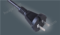 中国CCC标准两芯电源线插头，电动工具，家电
